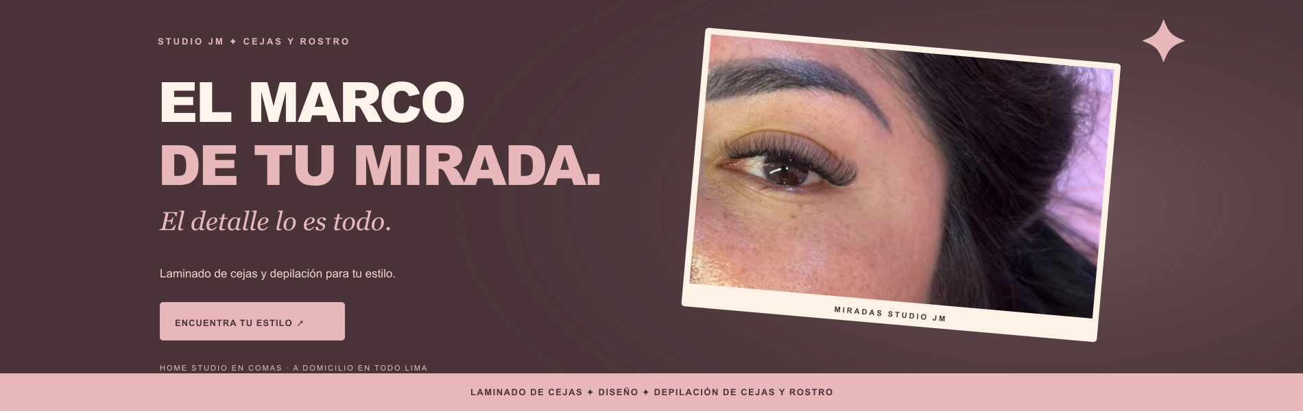 Descubre Cejas y rostro en STUDIO JM · Comas