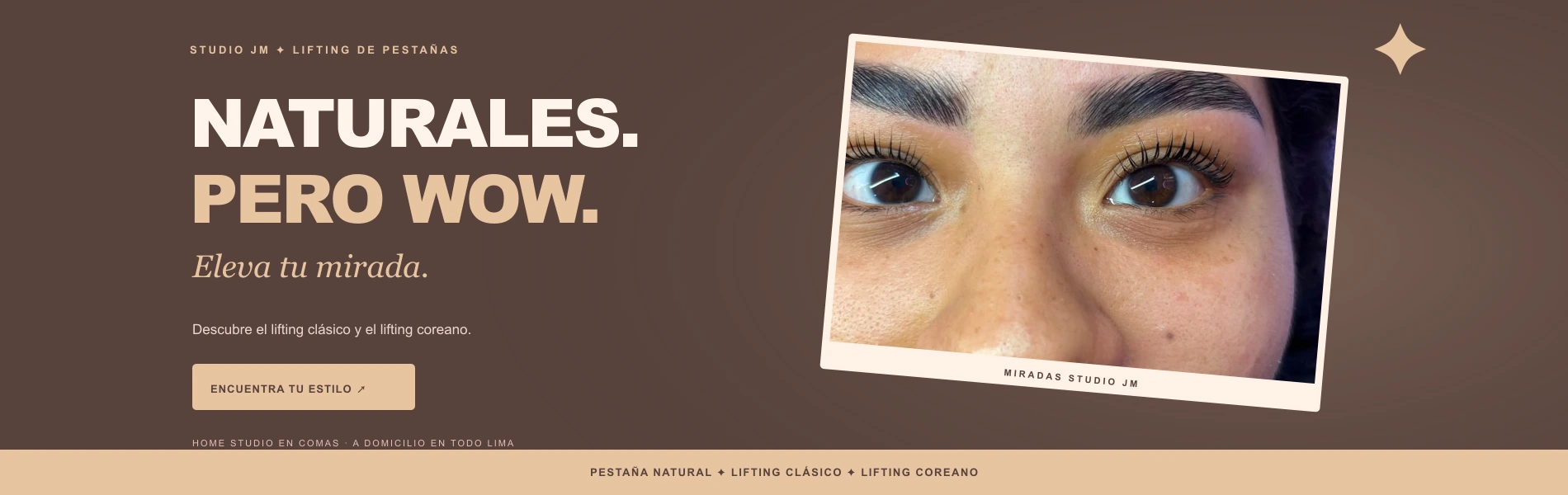 Descubre Lifting de pestañas en STUDIO JM · Comas