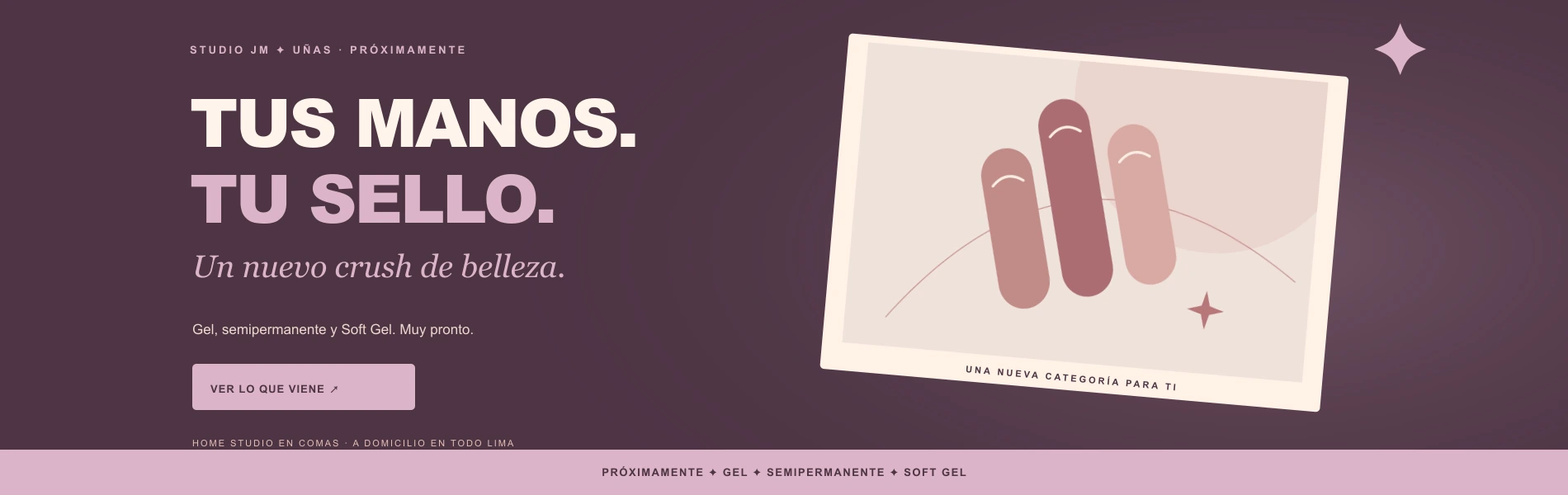 Descubre Uñas en STUDIO JM · Comas